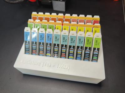 Gridfinity Electronics Resistor Assortment Storage