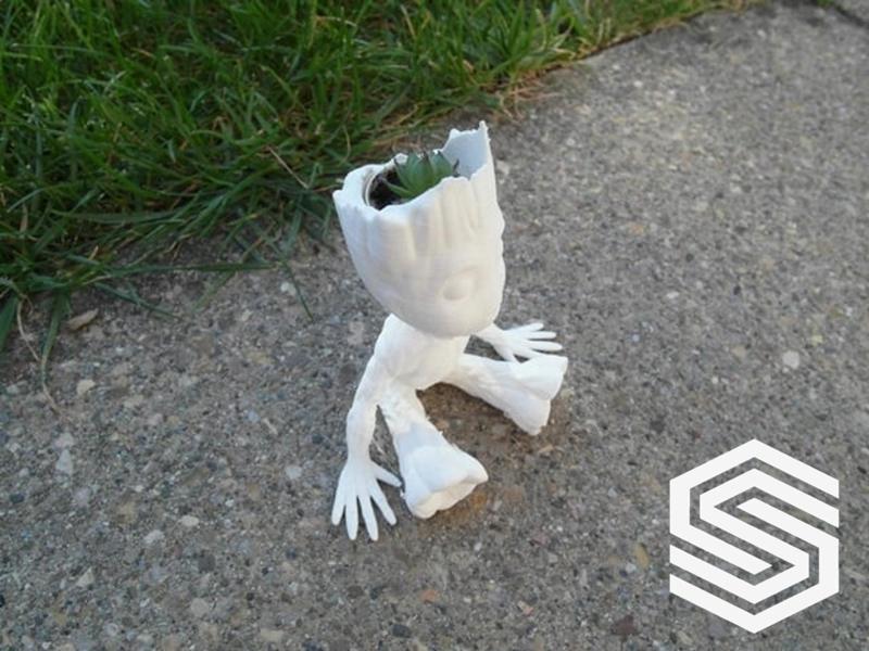 Self watering baby groot planter