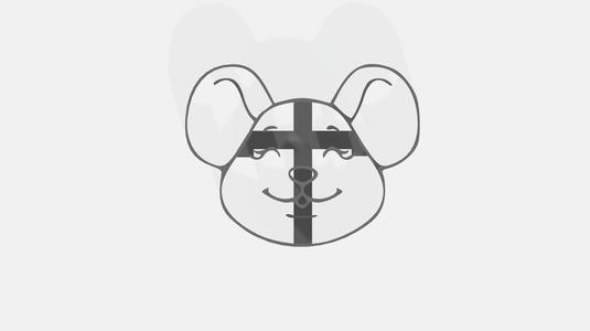 cutting mouse face