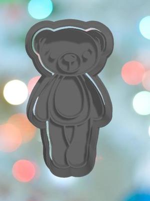 Baby Shower Long Teddy Cookie Cutter