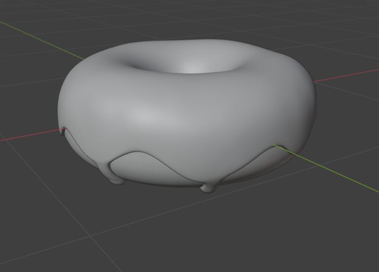 donut made in blender