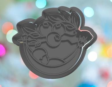 Baby Shower Blueberry Baby Cookie Cutter