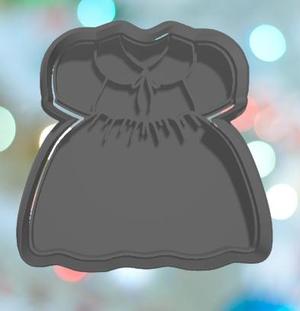 Baby Shower Baby Girl Dress Cookie Cutter