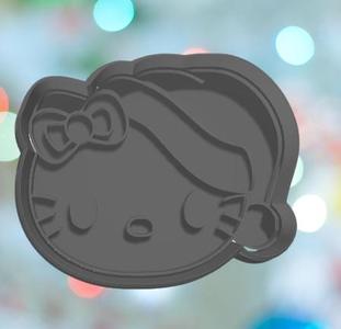 Christmas Hello Kitty Santa Cookie Cutter