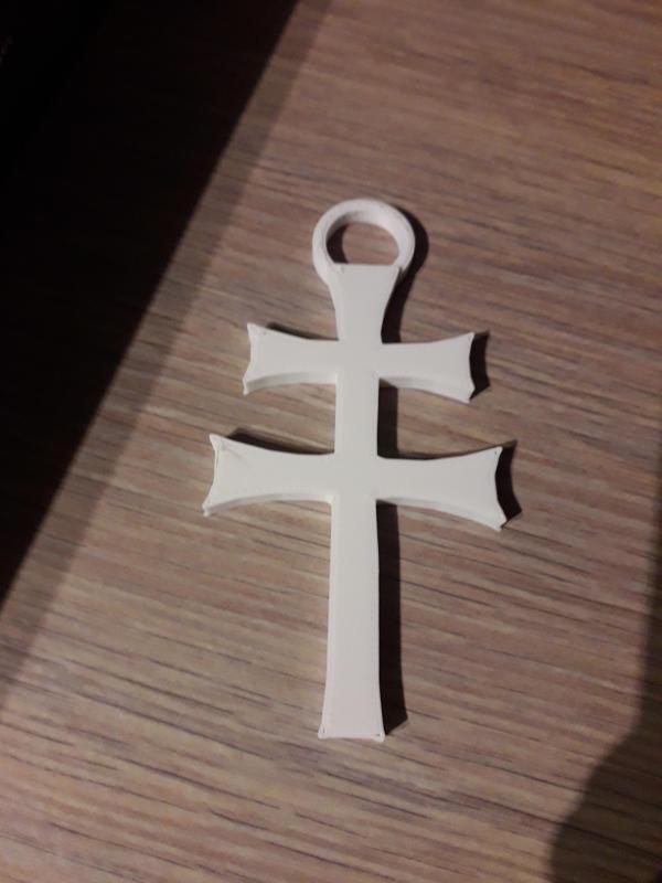 Double Cross Keychain