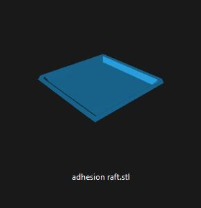 Adhesion Raft
