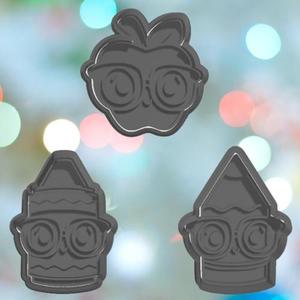 Nerdy School Cookie Cutter Set