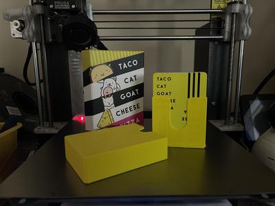 Taco Cat Goat Cheese Pizza card holder