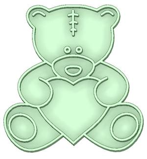 Bear 50mm cookie cutter