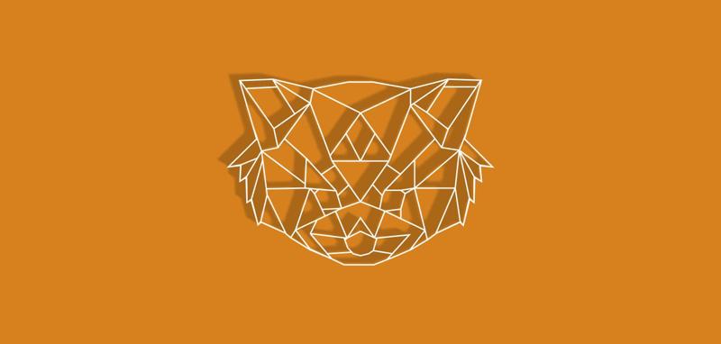 Geometric Red Panda
