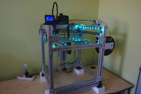 Aluminium 3D printer OCTAL