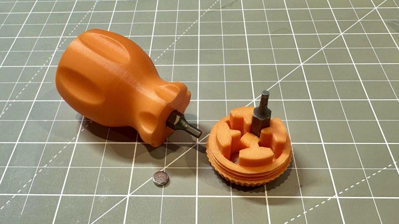 Improved - Mini Bit Tool Screwdriver with Cap