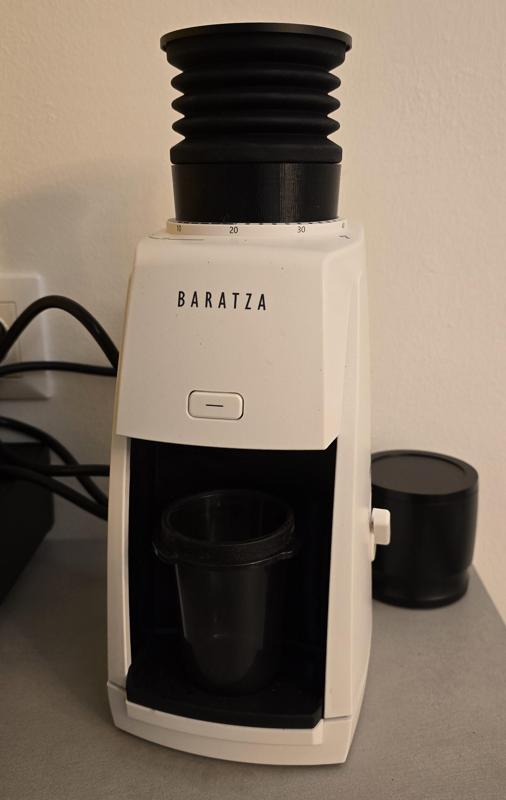 Baratza Encore ESP single dosing Hopper with silicon bellows