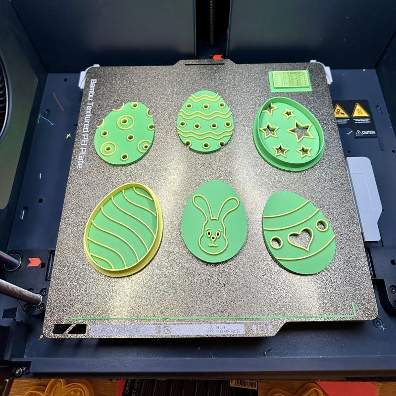 Easter egg cookie cutter / stamp