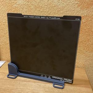 Prusa MK3/MK4 build plate holder - steel plate holder // 3 slots