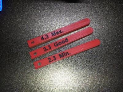 Feeler gauges for BL/CR Touch installation