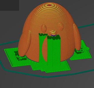 Trombone Clip with Bird