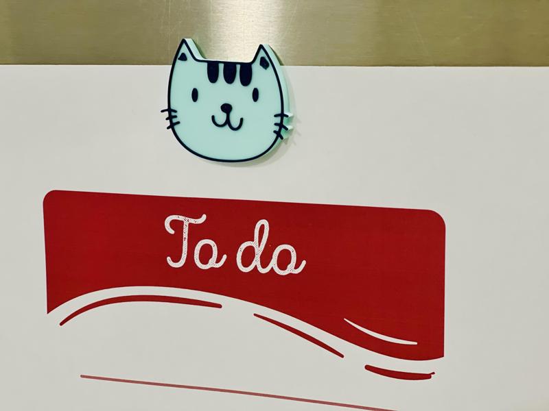 Kitty Fridge Magnet - Color Change