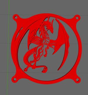 dragon fan grill
