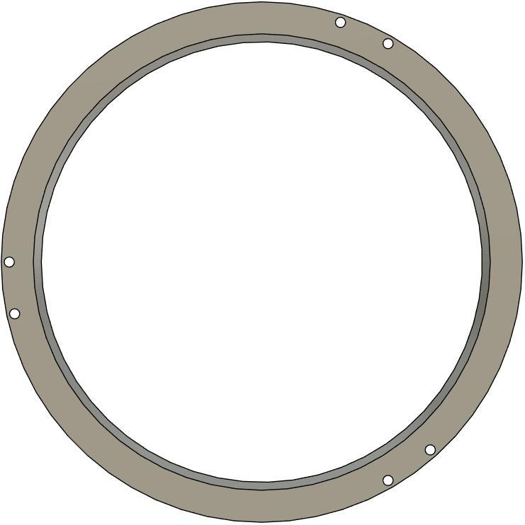 Primary miror mask for 114mm Newtonian telescope