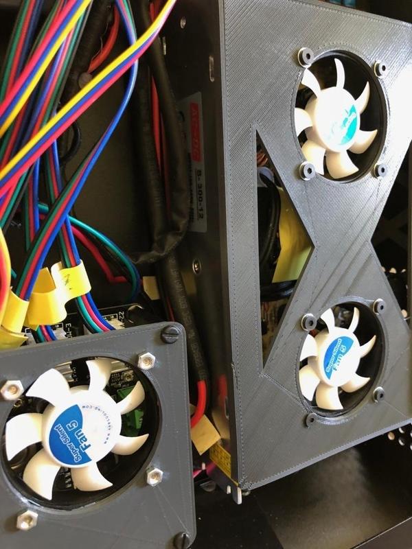 Anycubic i3 Mega power supply case fan