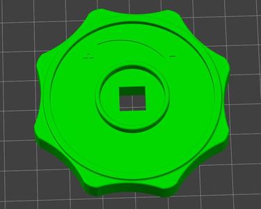 heater knob MYJAVA, kolečko na topení