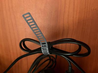 Clip-on cable tie (PLA)