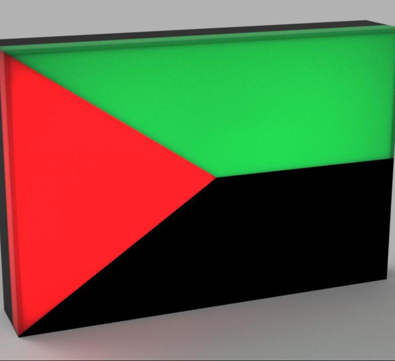 World Flags - Martinique LED Lamp