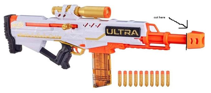 Nerf Ultra Pharaoh Suppresser Conversion