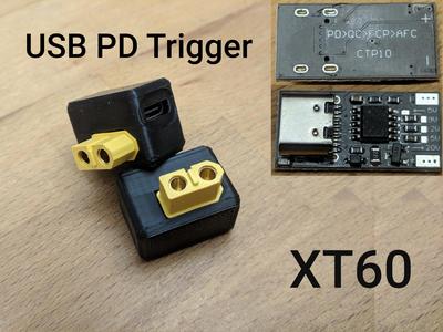 USB PD / QC Trigger box - For CTP10 board - XT60 output
