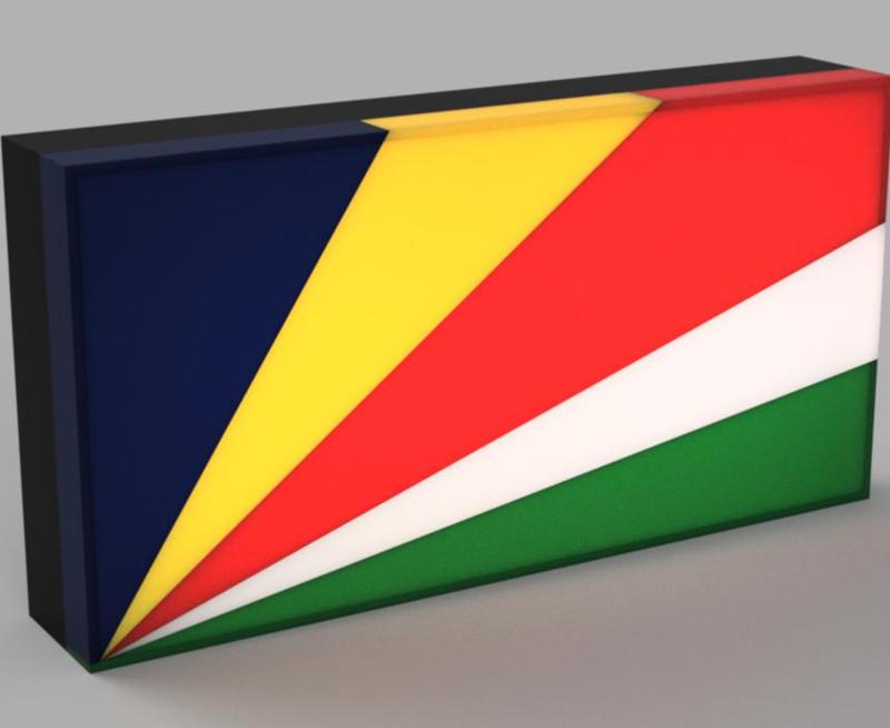 World Flags - Seychelles LED Lamp