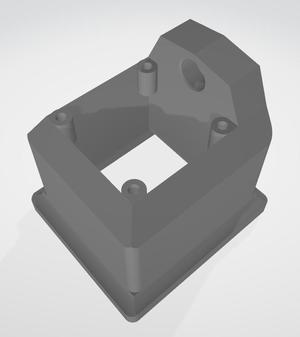 40mm fan mount for 1/2" optical post