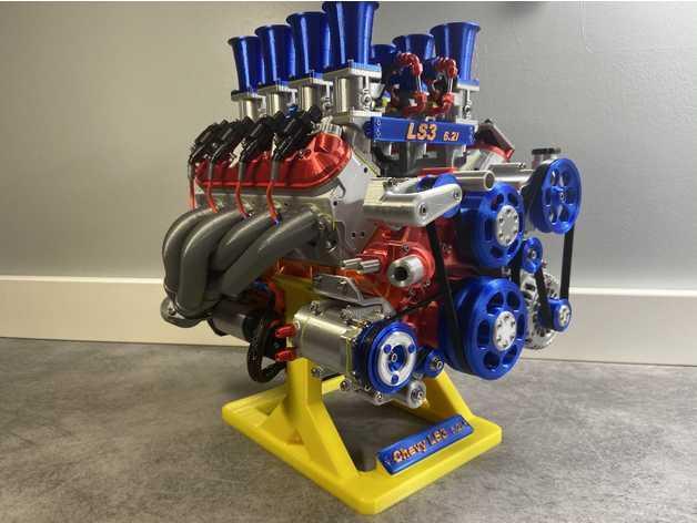 Chevy Camaro LS3 V8 Engine Remix