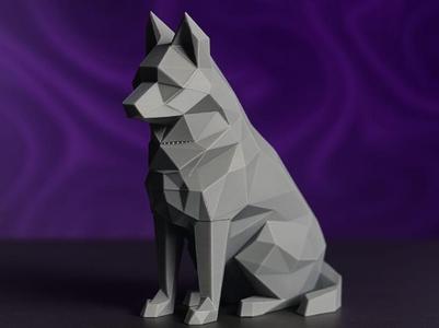 Shadow Dog - Modern Sculpture