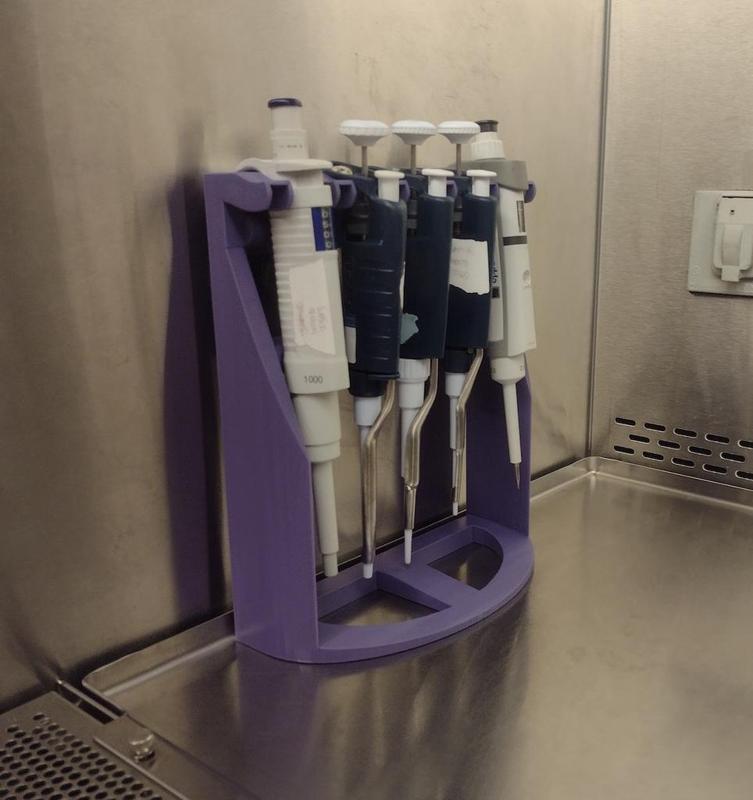 Free standing pipette rack (5x pipettes)