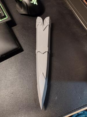 skyrim steel dagger scabbard