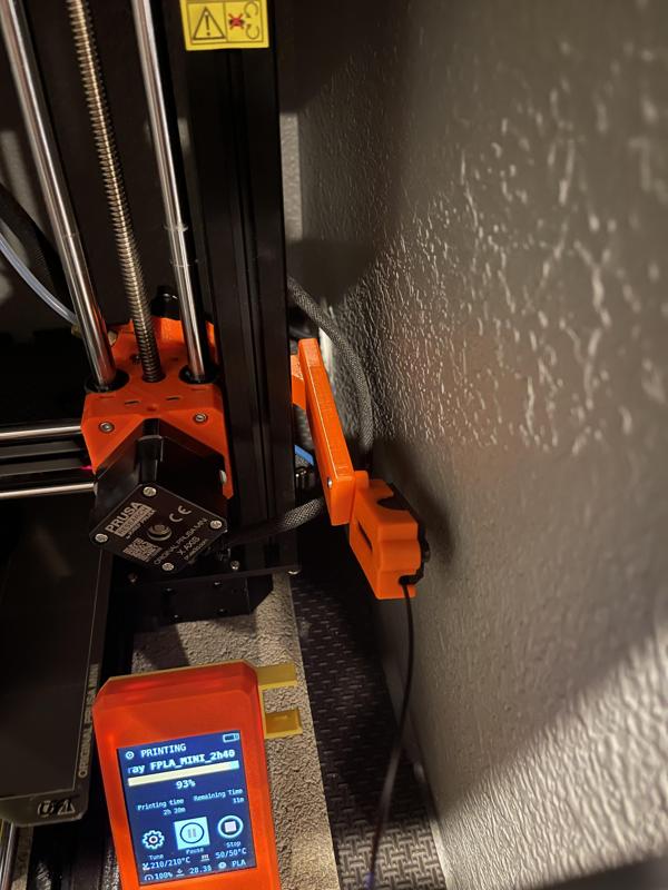 Prusa MINI Filament Sensor holder arm - front access