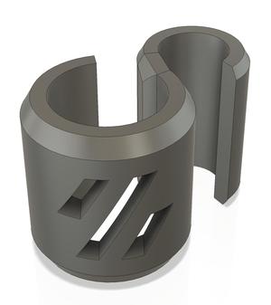 F3D Parametric Voron Umbilical Cable Clamp for Custom Sizes