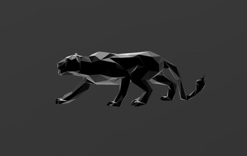 Lion the Hunter - Low Poly