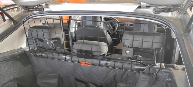 Car headrest dog guard adapter