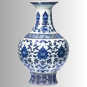 Ornate clay pot with tribal patterns. 1