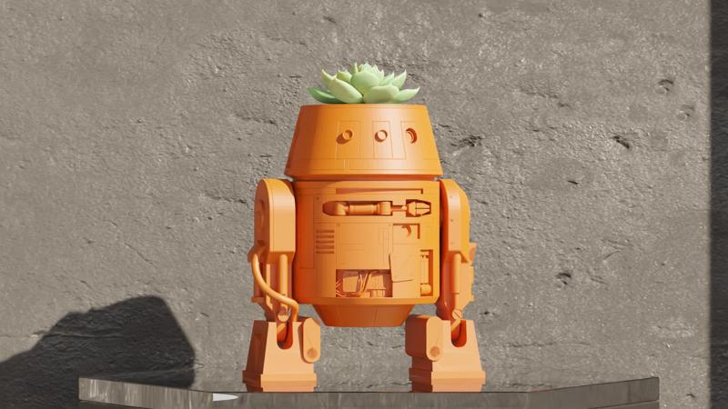 C1-10P (Chopper)  - Star Wars Rebels Pot Plant