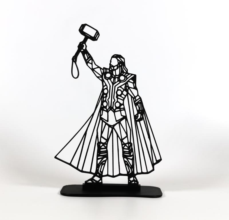 Geometric Low Poly Thor Odinson