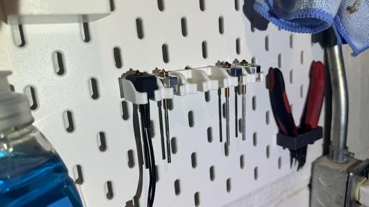 Prusa Nextruder Holder (x6) for IKEA Skadis