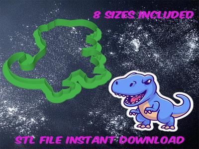 Dino cookie cutter