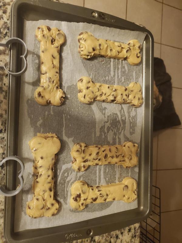 Bone shaped cookie cutter