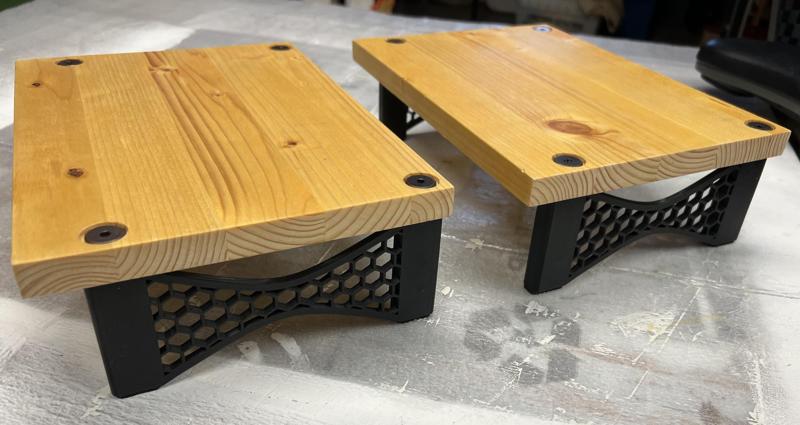 Honeycomb Monitor Stand Supports