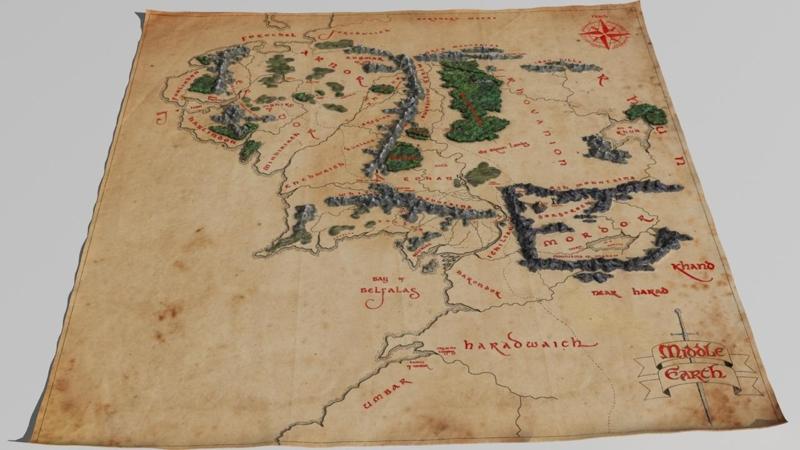 Map of Middle Earth