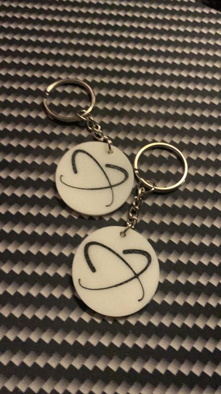 Portachiavi logo 24.7 Fastlife