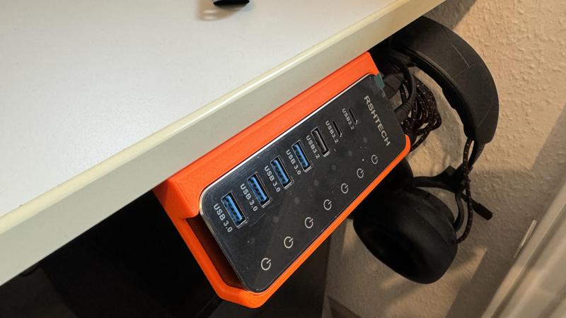 RSHTECH ST07C USB Hub desk mount